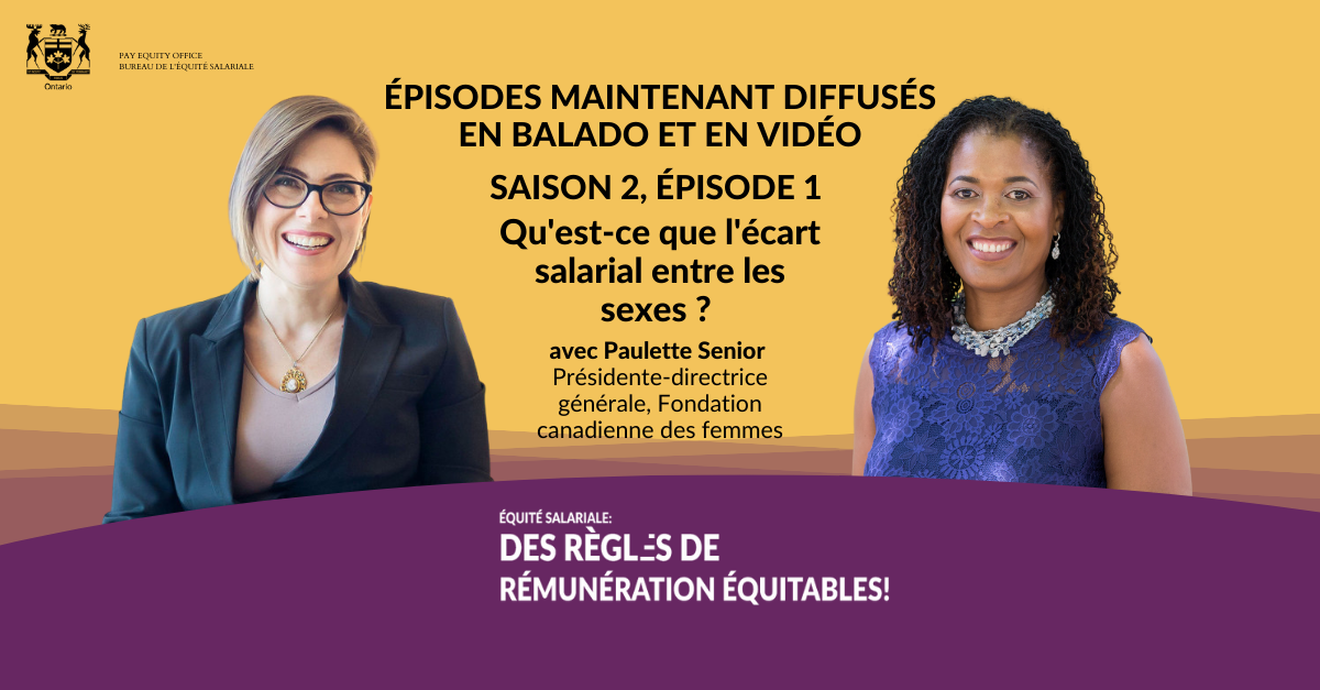 Titre pour un segment d'interview avec Paulette Senior